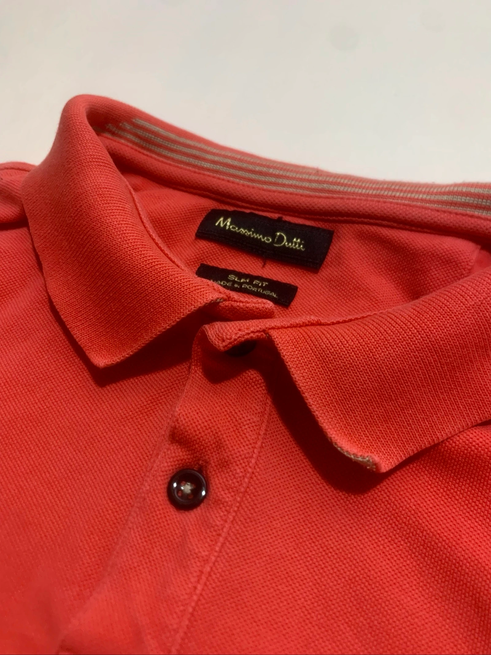 Polo Massimo Dutti Original Orange Taille S – photo 2
